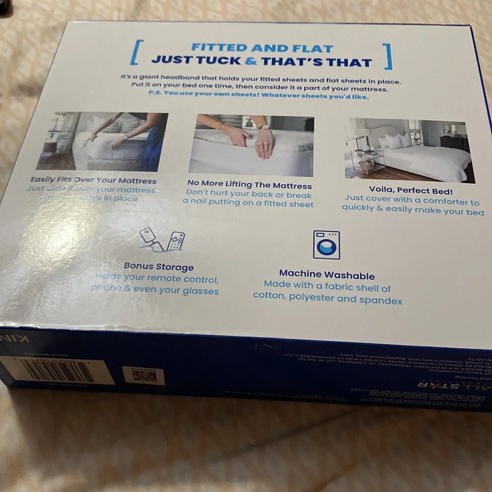 Better Bedder. King size. Bed making made easy.